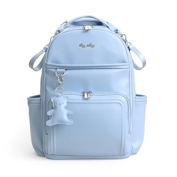 Itzy Ritzy -  Teddy Blue Boss Plus™ Backpack Diaper Bag
