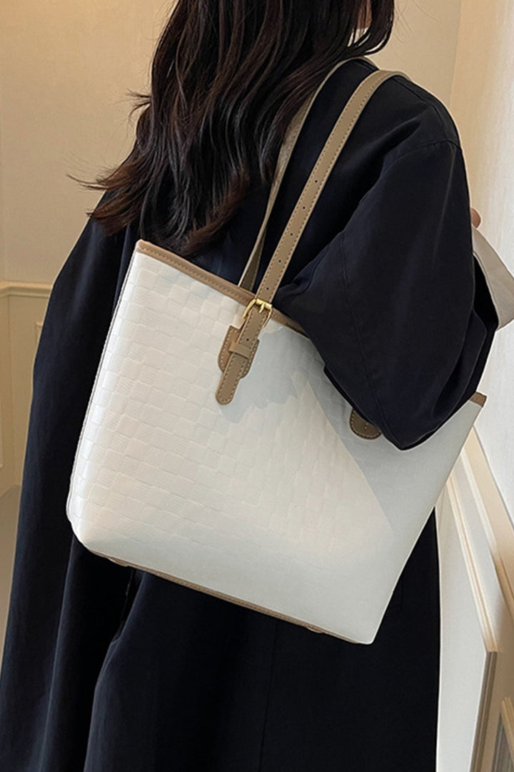 PowerMove Check Quilted Tote — Workday to Weekend in One Sleek Carryall 👜✨