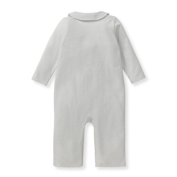 Burt's Bees Baby - Muslin Collar Infant Boy Jumpsuit