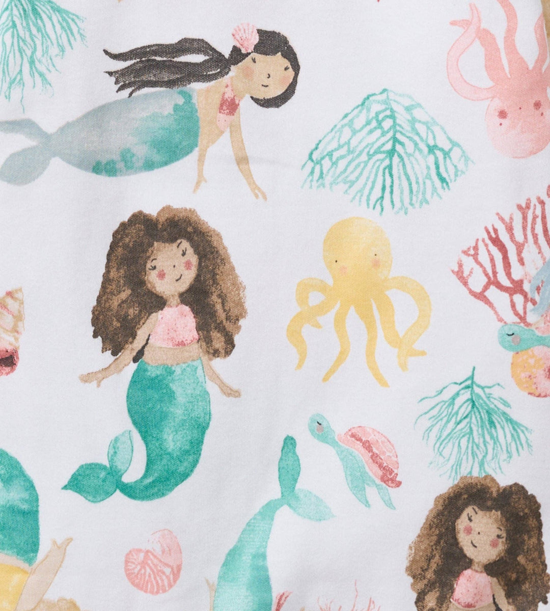 Burt's Bees Baby - Magical Mermaids Footless Sleep & Play