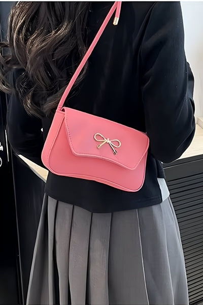 Bow & Go Mini Shoulder Bag — Chic Style, Zero Effort