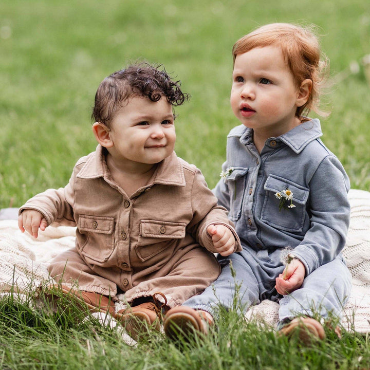 Burt's Bees Baby - Acid Wash Infant Jumpsuit