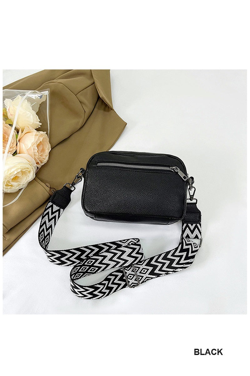 City-Chic Quilted Crossbody — “Grab-& Go” Luxe with Statement Strap