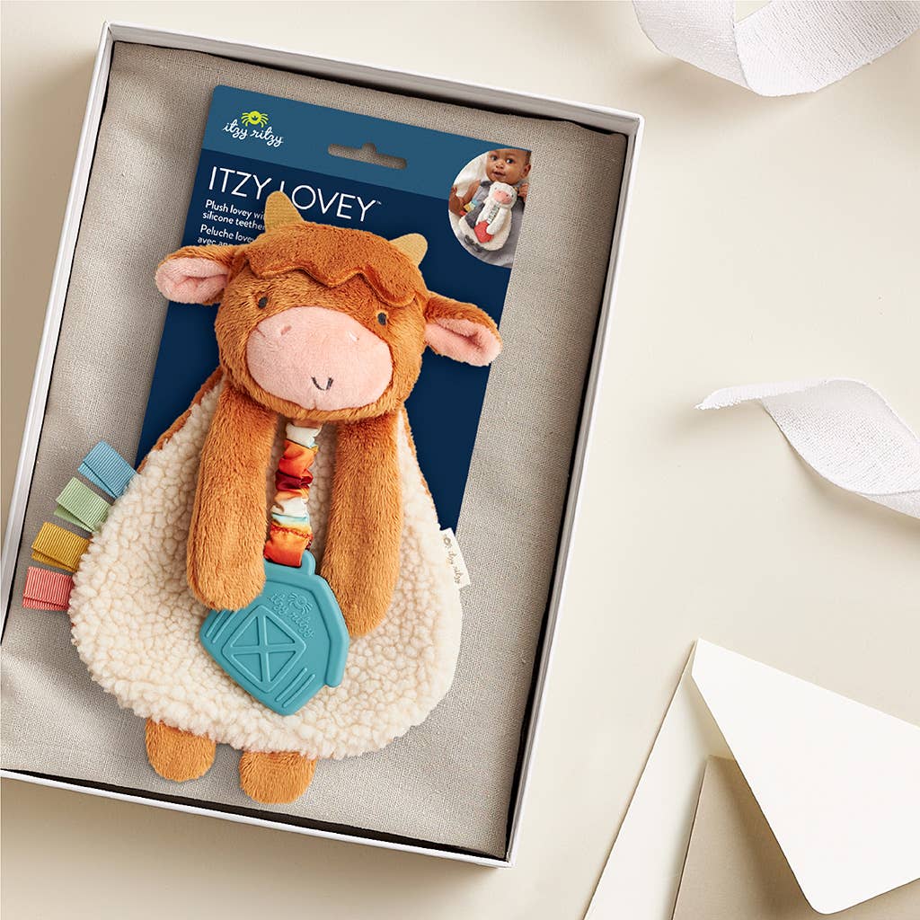 Itzy Ritzy - Highland Cow Itzy Friends Lovey™ Plush