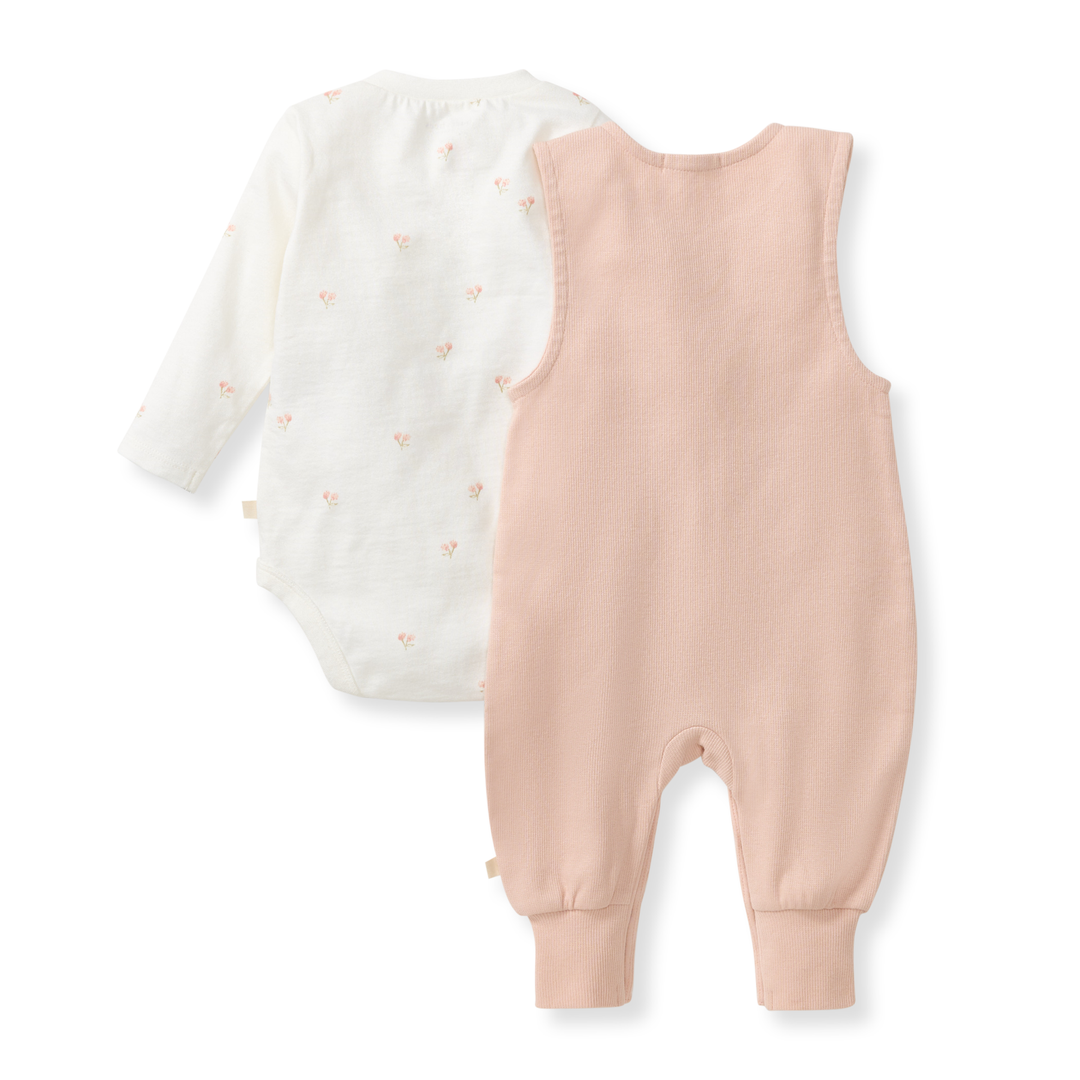 Burt's Bees Baby - Ditsy Floret Jumpsuit & Bodysuit Set