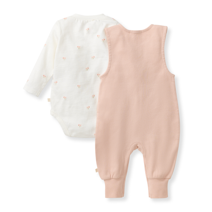 Burt's Bees Baby - Ditsy Floret Jumpsuit & Bodysuit Set