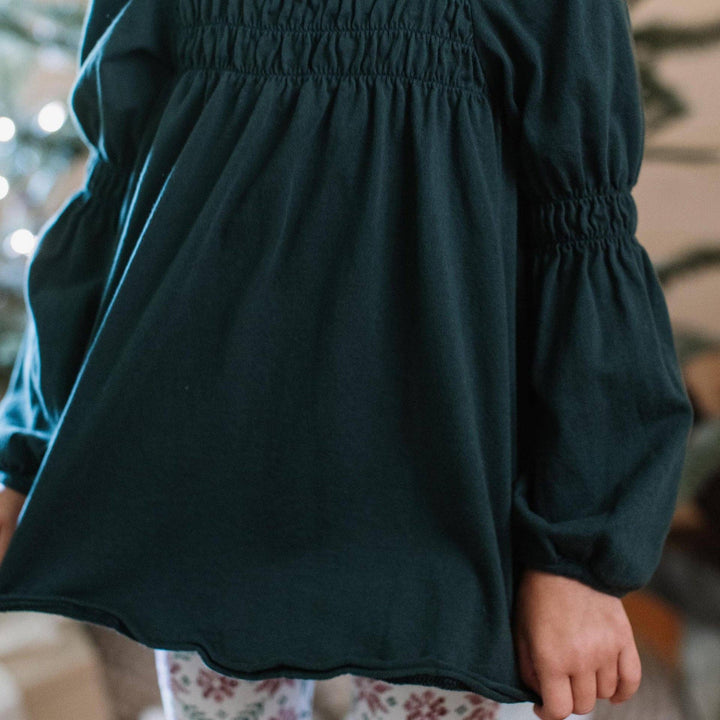 Burt's Bees Baby - Poinsettia Fair Isle Organic Tunic & Pants Set