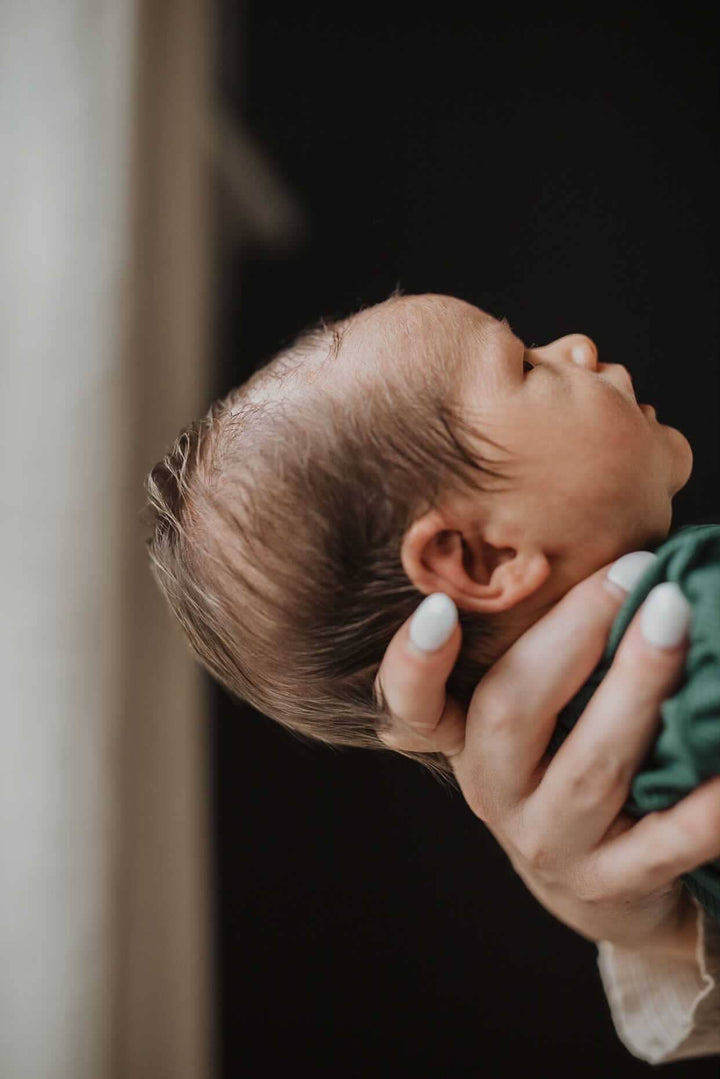 Bamboo - Ribbed Forest Green Ribbed Knotted Gown