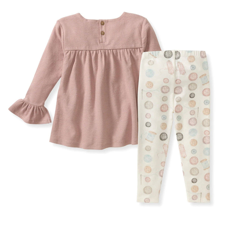 Burt's Bees Baby - Little Button Organic Tunic & Pants Set