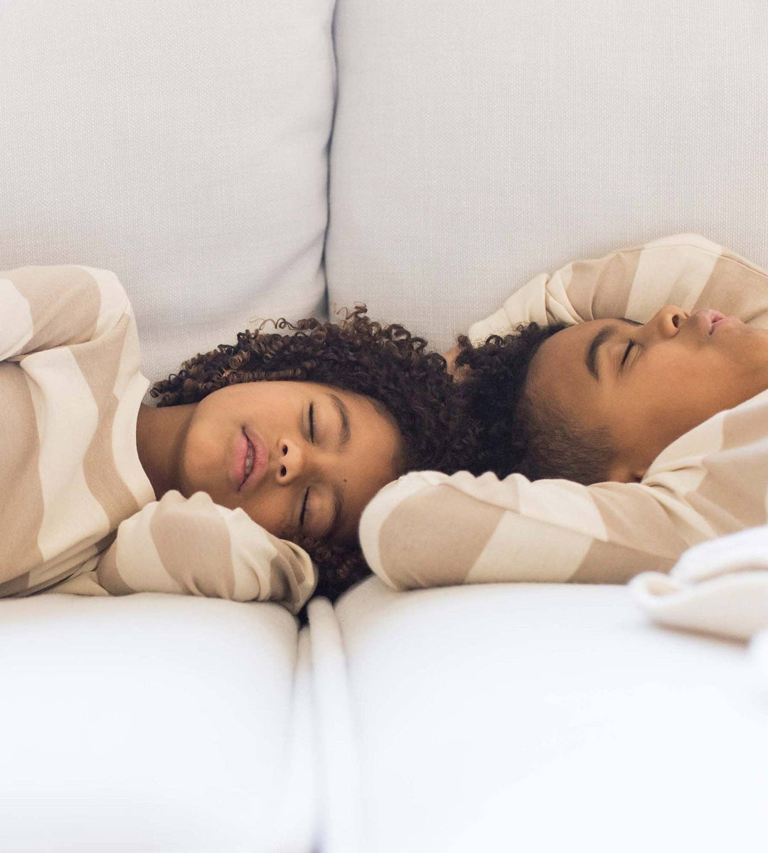 Burt's Bees Baby - Mommy & Me Rugby Stripe Organic Cotton Sleep & Play - Oat