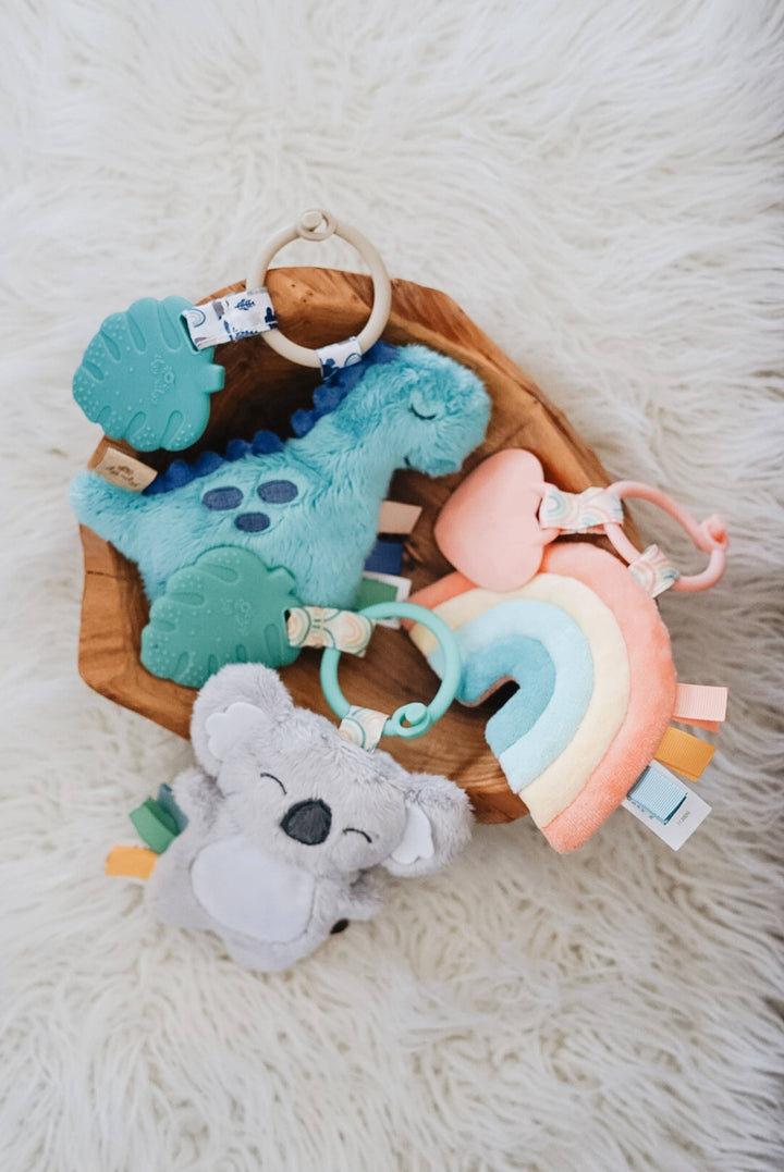 Itzy Ritzy - Itzy Pal™ Plush + Teether: NEW Mushroom