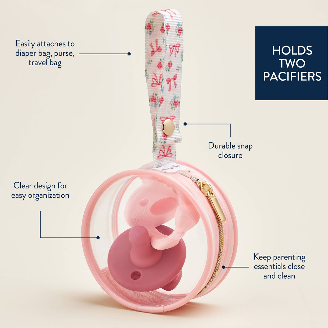 Itzy Ritzy Itzy Paci Case™ - Ribbons & Roses