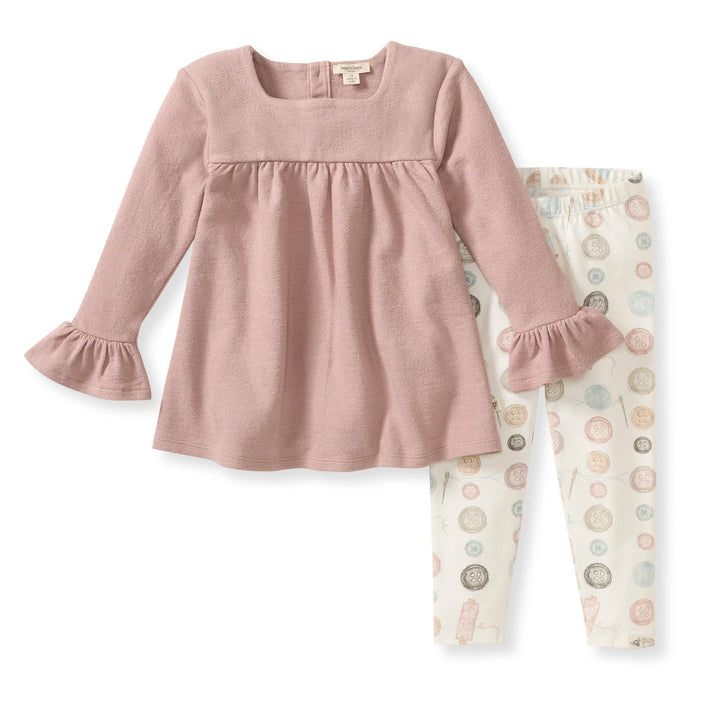 Burt's Bees Baby - Little Button Organic Tunic & Pants Set