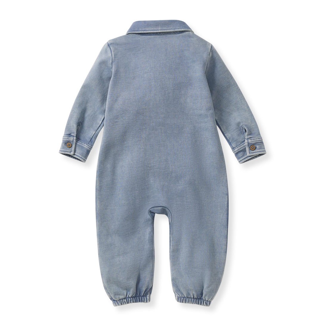 Burt's Bees Baby - Acid Wash Infant Jumpsuit