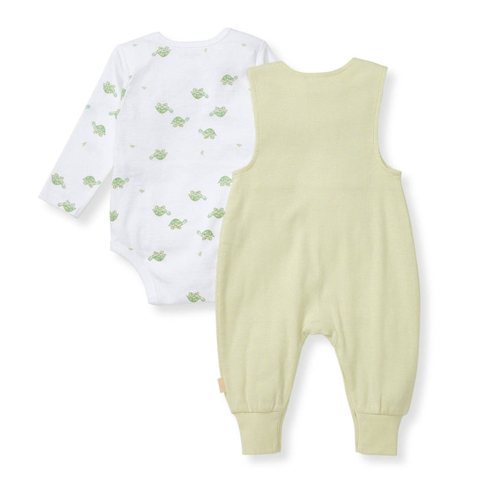 Burt's Bees Baby - Tortoise Jumpsuit & Bodysuit Set
