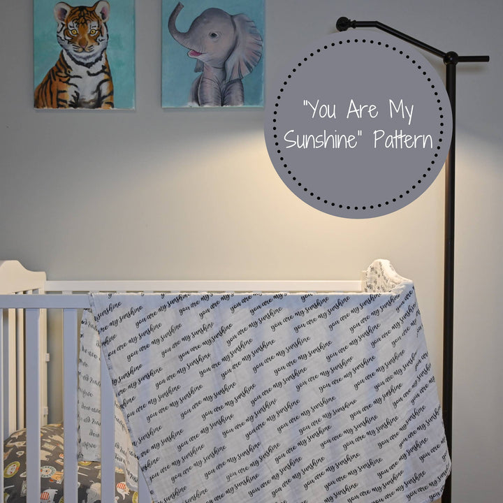 You Are My Sunshine Muslin Swaddle Baby Blanket