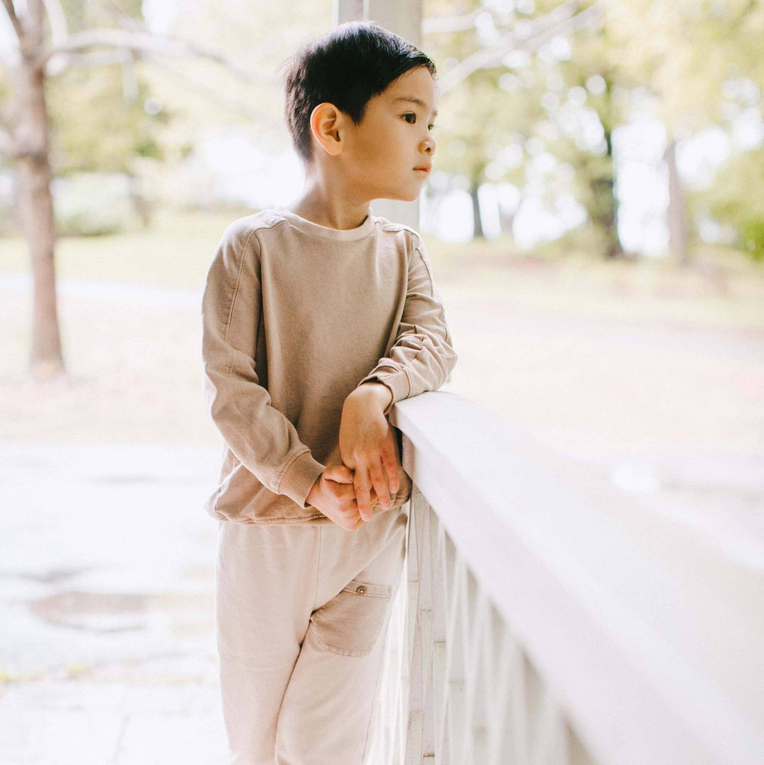 Burt's Bees Baby - Acid Wash Infant Sweatshirt Set