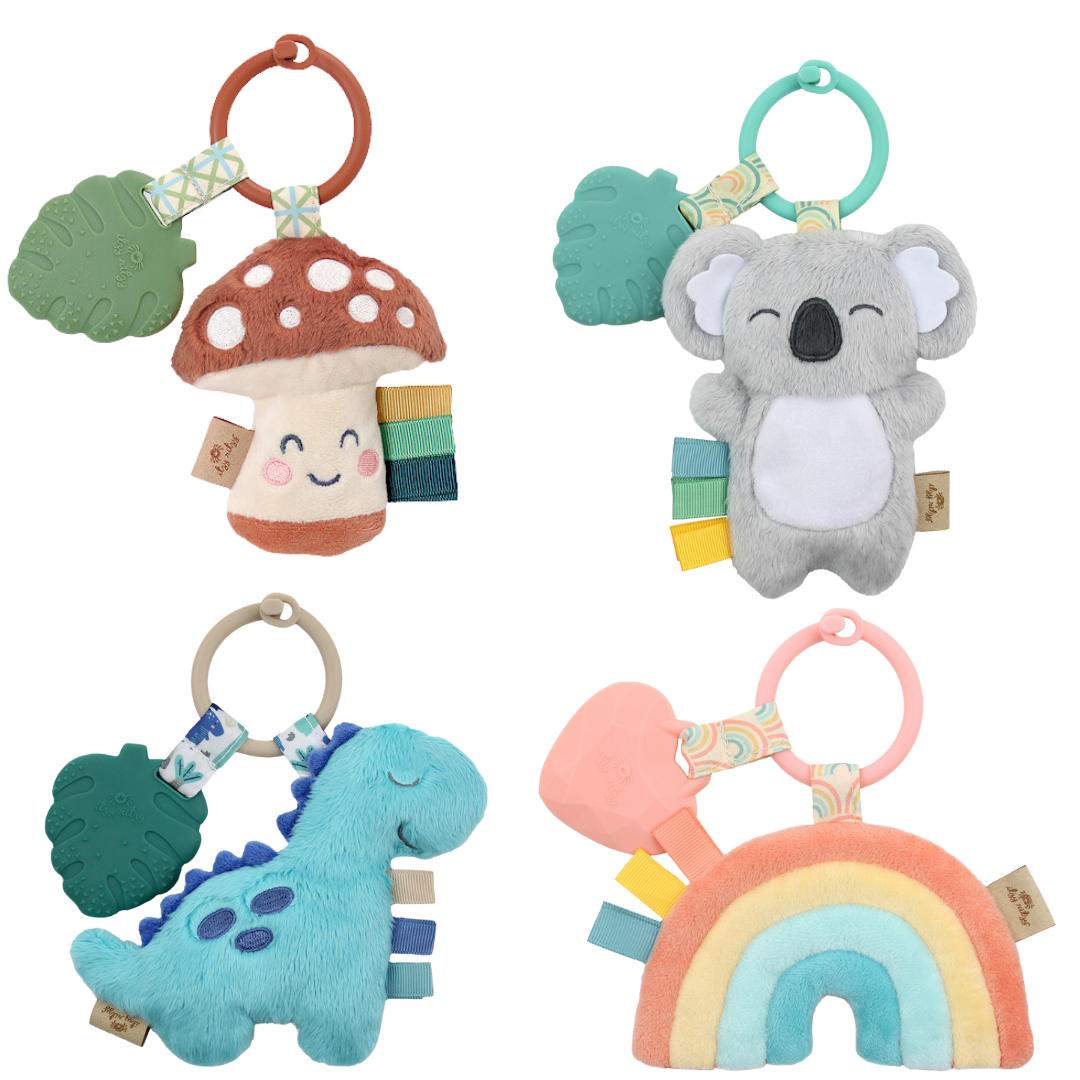 Itzy Ritzy - Itzy Pal™ Plush + Teether: NEW Mushroom