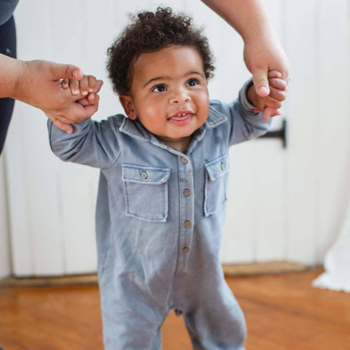 Burt's Bees Baby - Acid Wash Infant Jumpsuit
