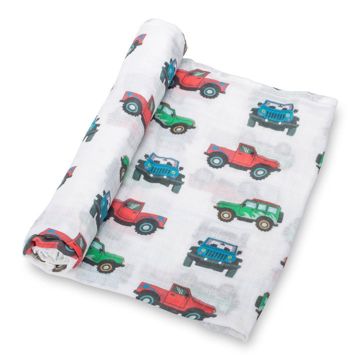 Jeep Vroom Vroom Zoom Baby Muslin Swaddle Blanket