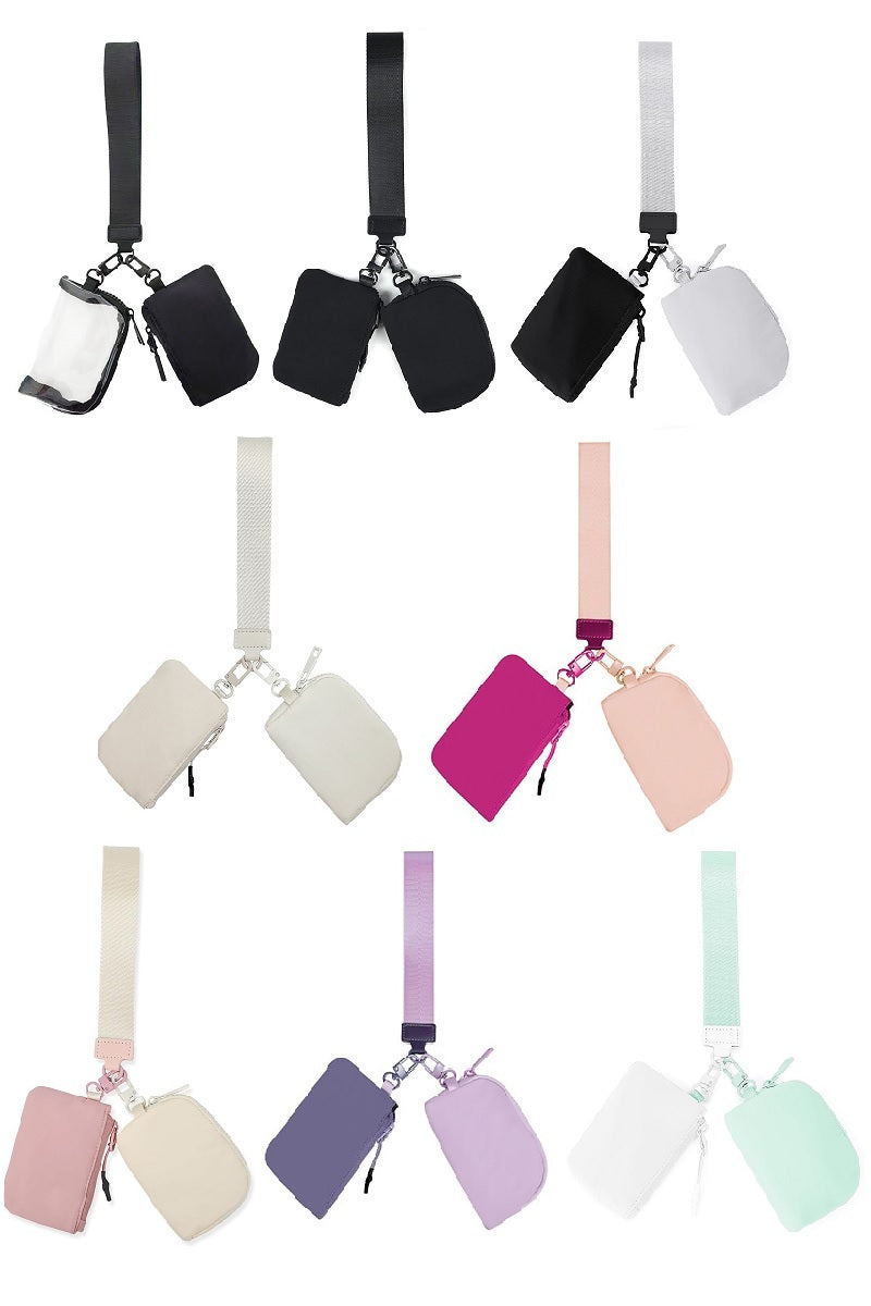 Pocket Duo Wristlet Set — Grab-and-Go Mini Pouches