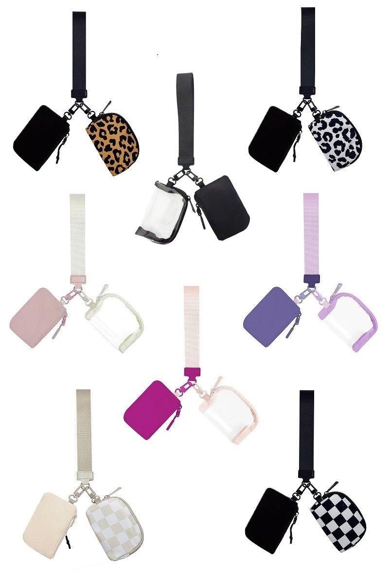 Pocket Duo Wristlet Set — Grab-and-Go Mini Pouches