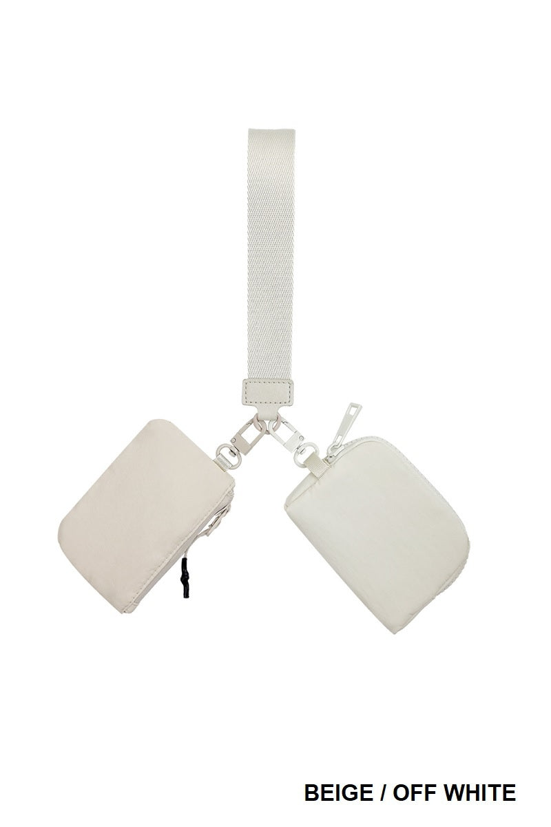 Pocket Duo Wristlet Set — Grab-and-Go Mini Pouches