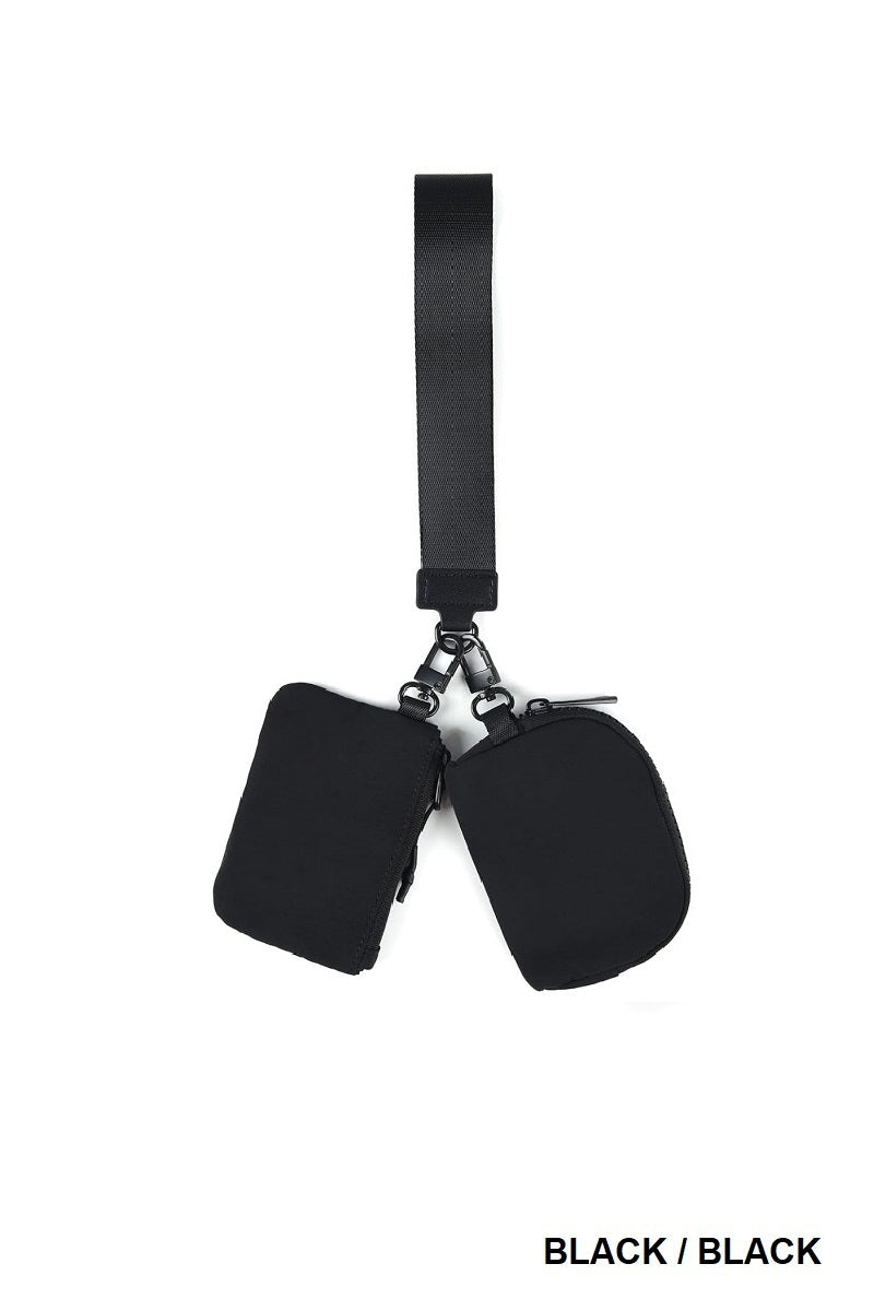 Pocket Duo Wristlet Set — Grab-and-Go Mini Pouches