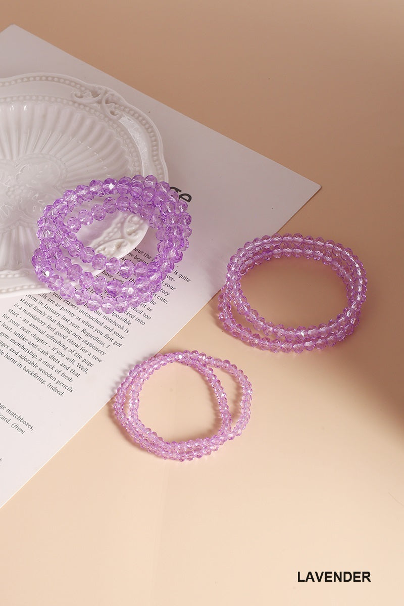 ✨ Crystal Glow Stacking Bracelet Set – Effortless Sparkle, Everyday