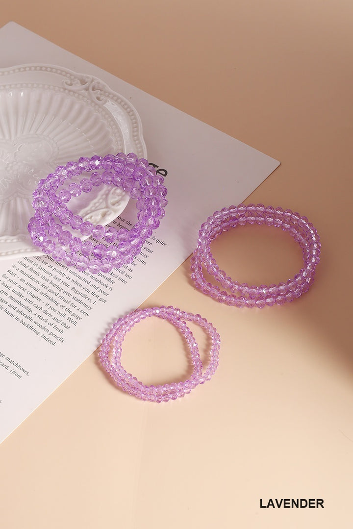 ✨ Crystal Glow Stacking Bracelet Set – Effortless Sparkle, Everyday