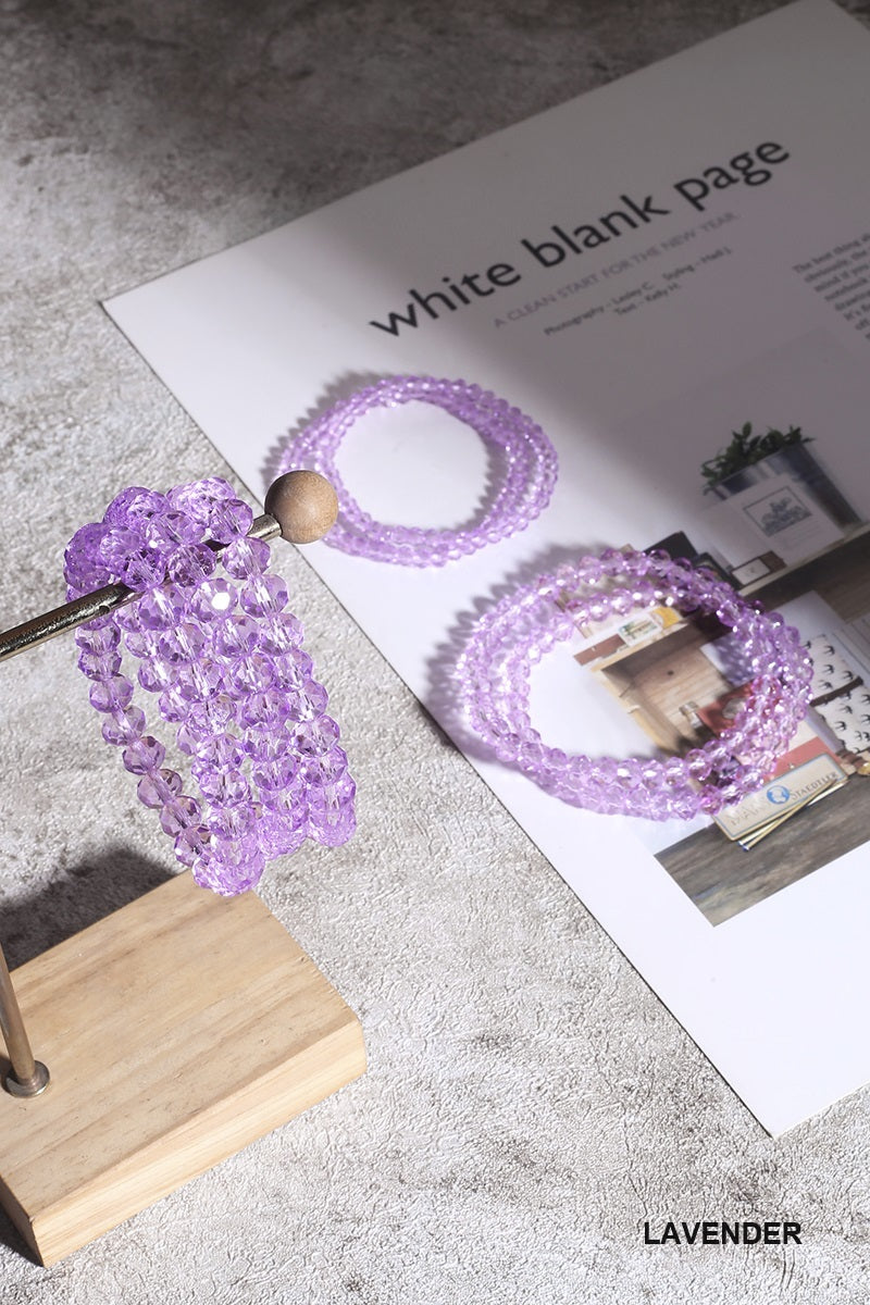 ✨ Crystal Glow Stacking Bracelet Set – Effortless Sparkle, Everyday