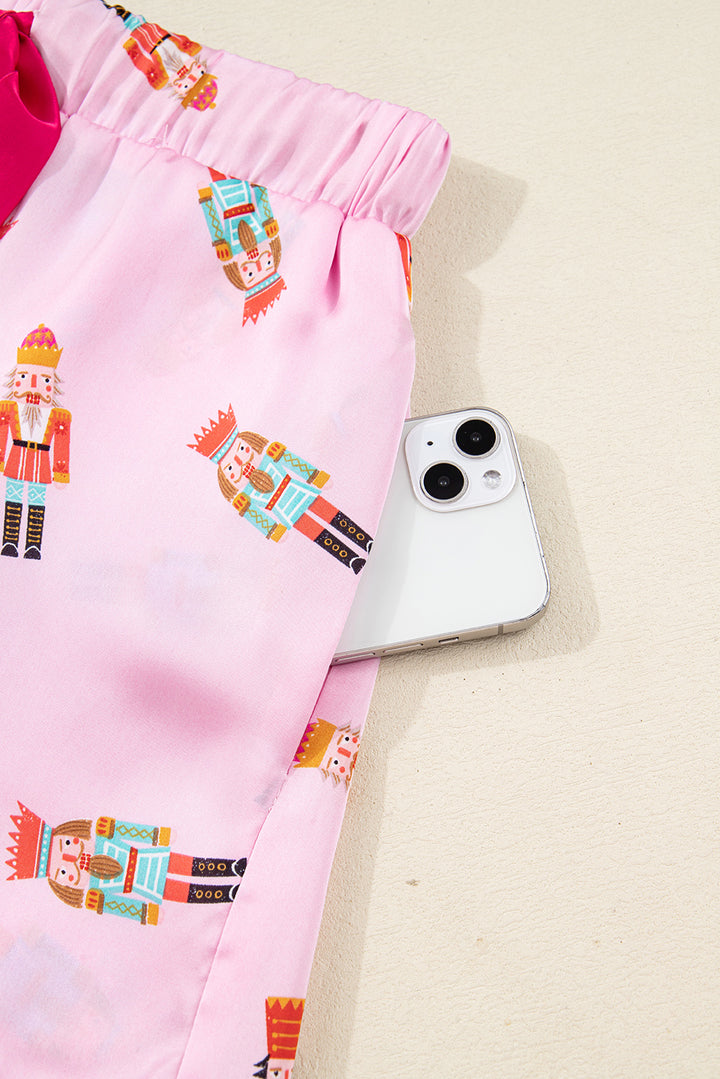 🎀 Luke & Estelle “Nutcracker Dreams Satin Pajama Set” – Holiday Luxe Edition 💕