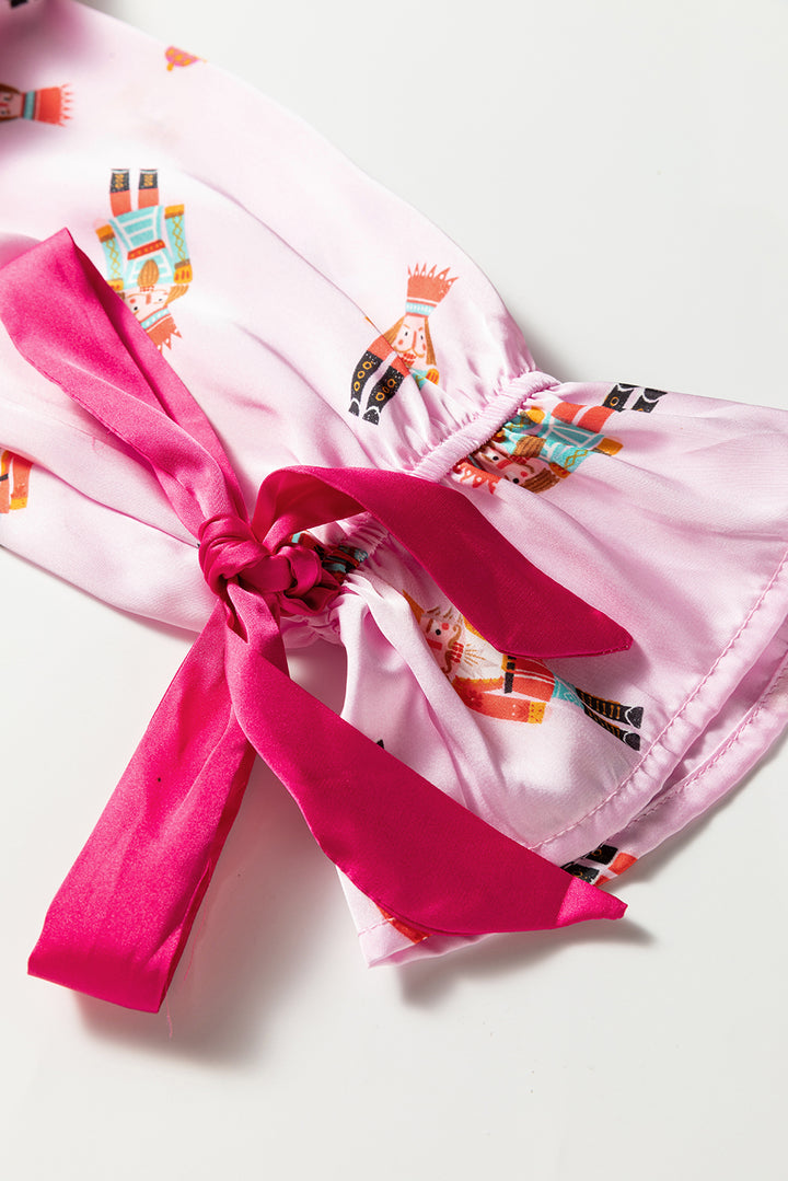 🎀 Luke & Estelle “Nutcracker Dreams Satin Pajama Set” – Holiday Luxe Edition 💕