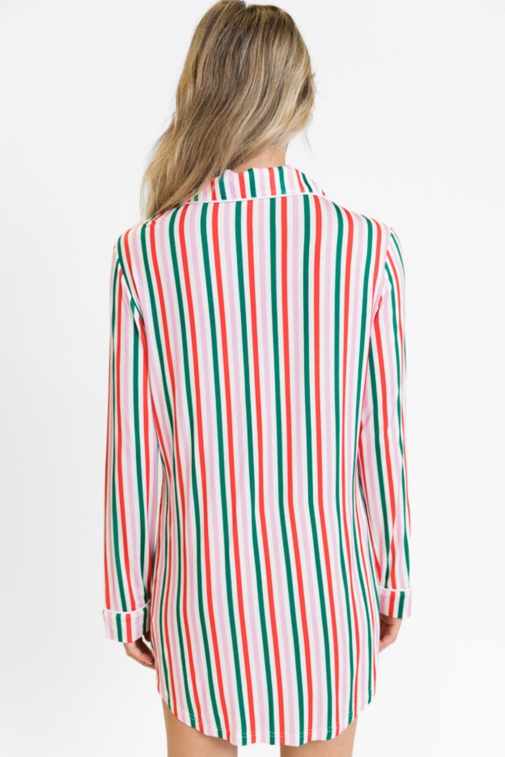 🎅 Luke & Estelle “Merry Morning Striped Nightshirt” – Cozy Christmas Comfort ❤️💚