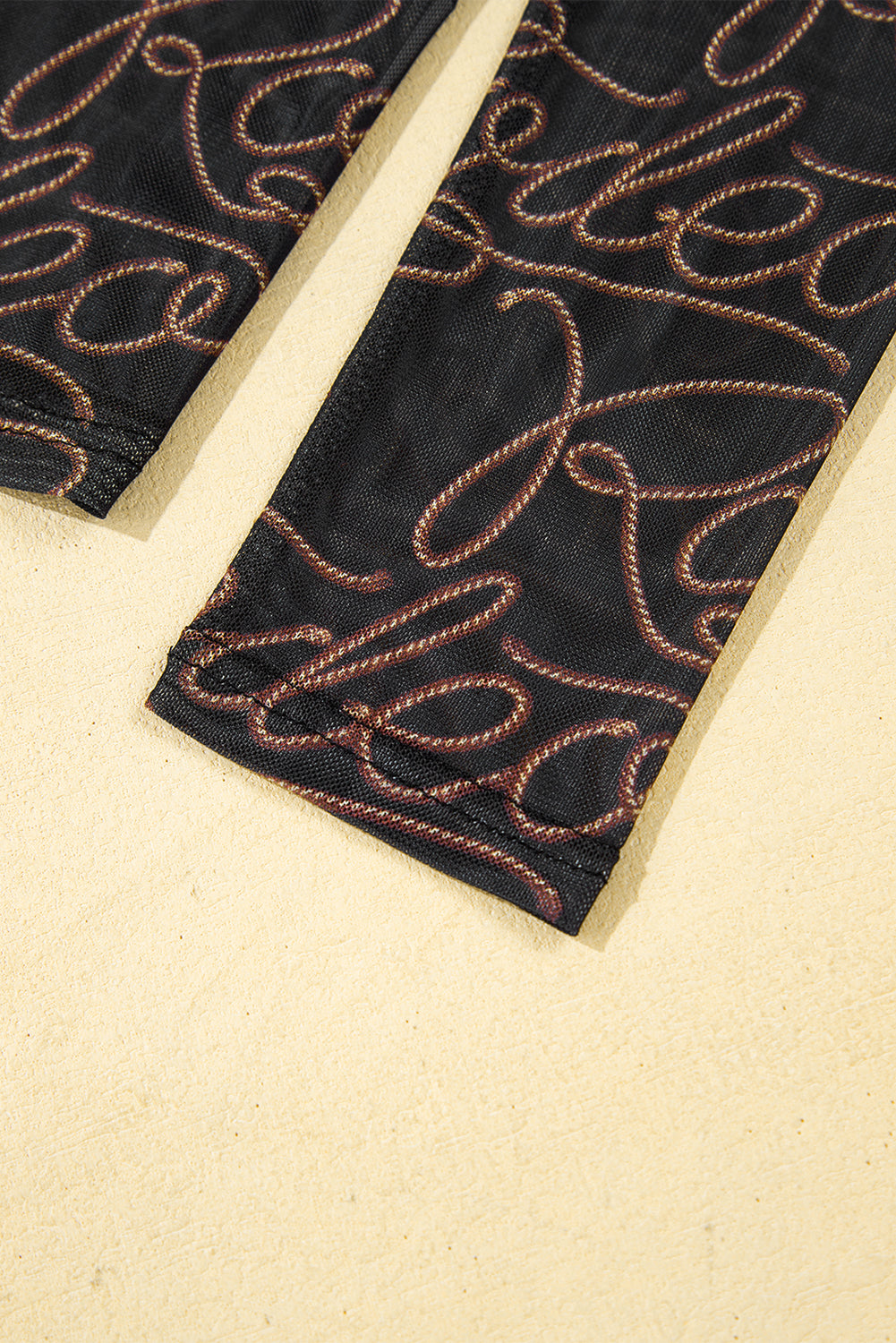 Midnight Rodeo Mesh Long Sleeve Top