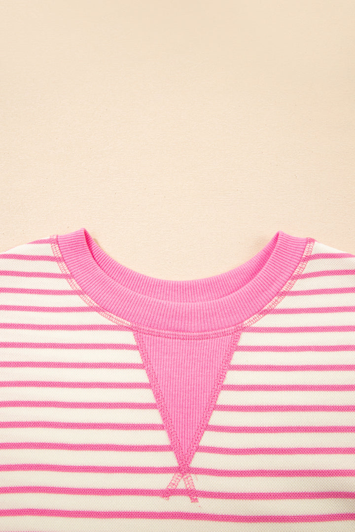 Pink Lemonade Flutter Stripe Tee