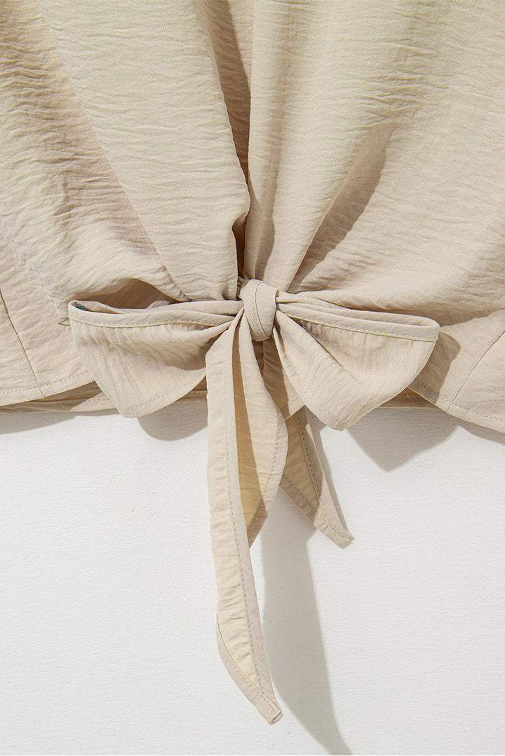 Sands of Style Tie-Front Blouse
