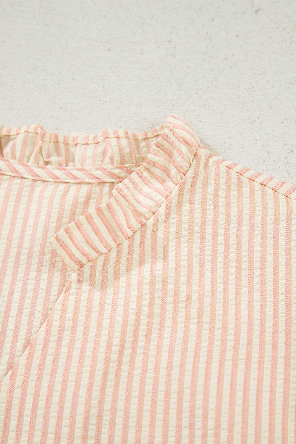 💗 Luke & Estelle “Sweet Peony Pearl Stripe Blouse” 💗