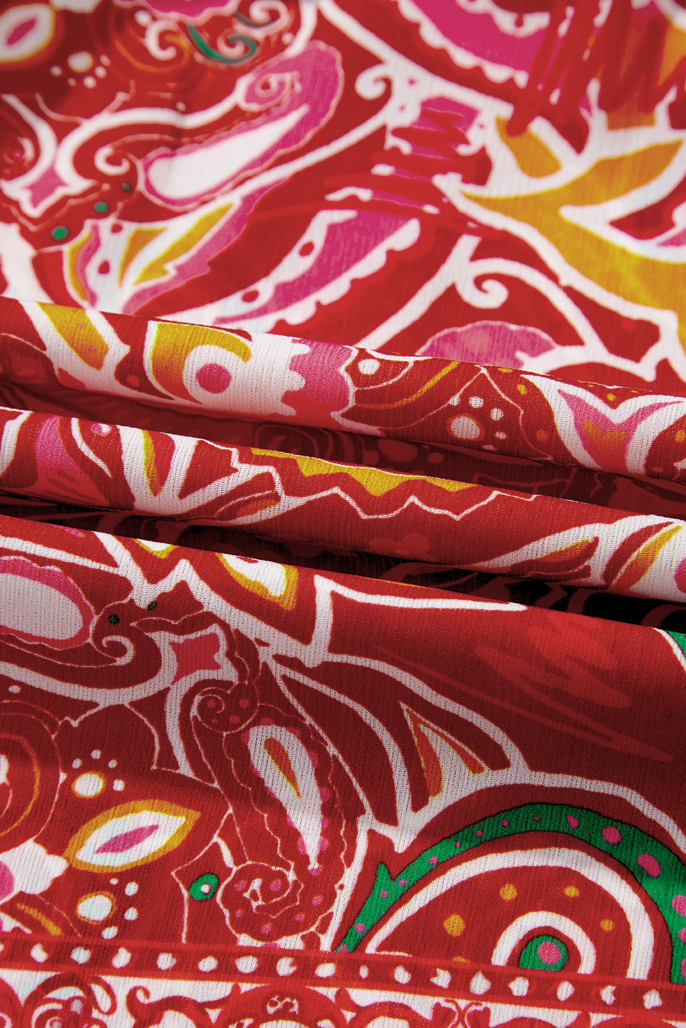 Sangria Stroll Tassel Blouse