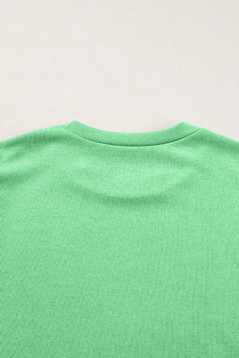 Bright Green Ruffle Cap Sleeve Blouse with Ric Rac Trim