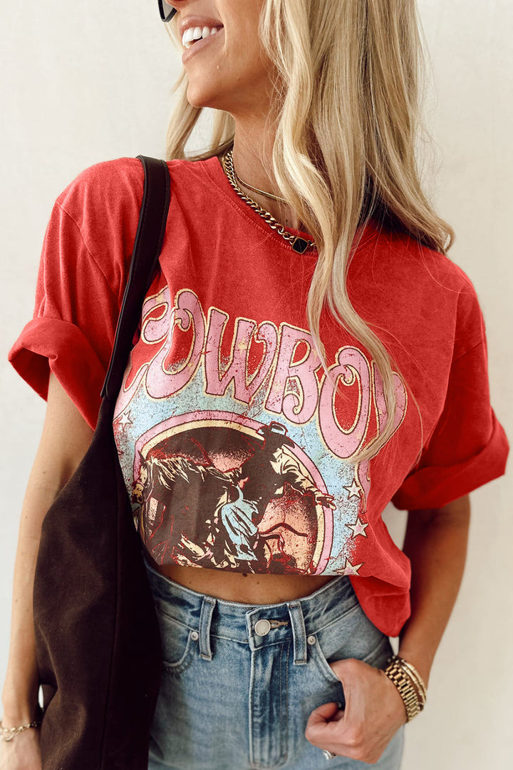 Cowboy Take Me Away Vintage Graphic Tee 🤠❤️