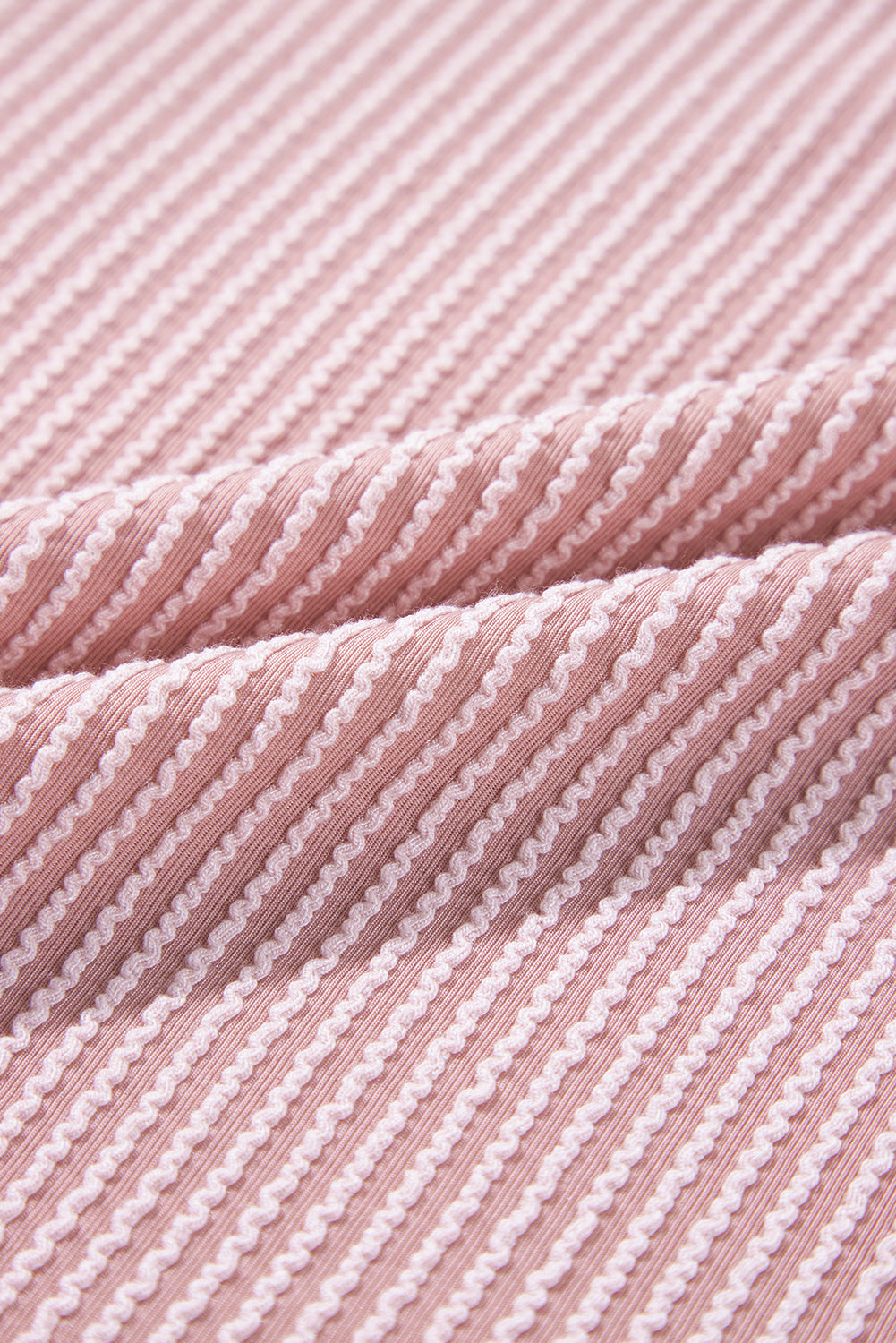 Candy Pop Colorblock Ribbed Tee (Pink/Mint)