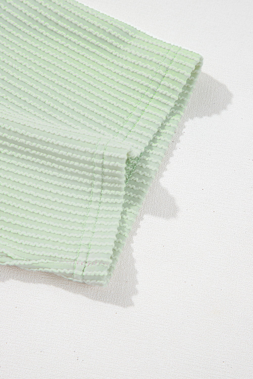 Candy Pop Colorblock Ribbed Tee (Pink/Mint)