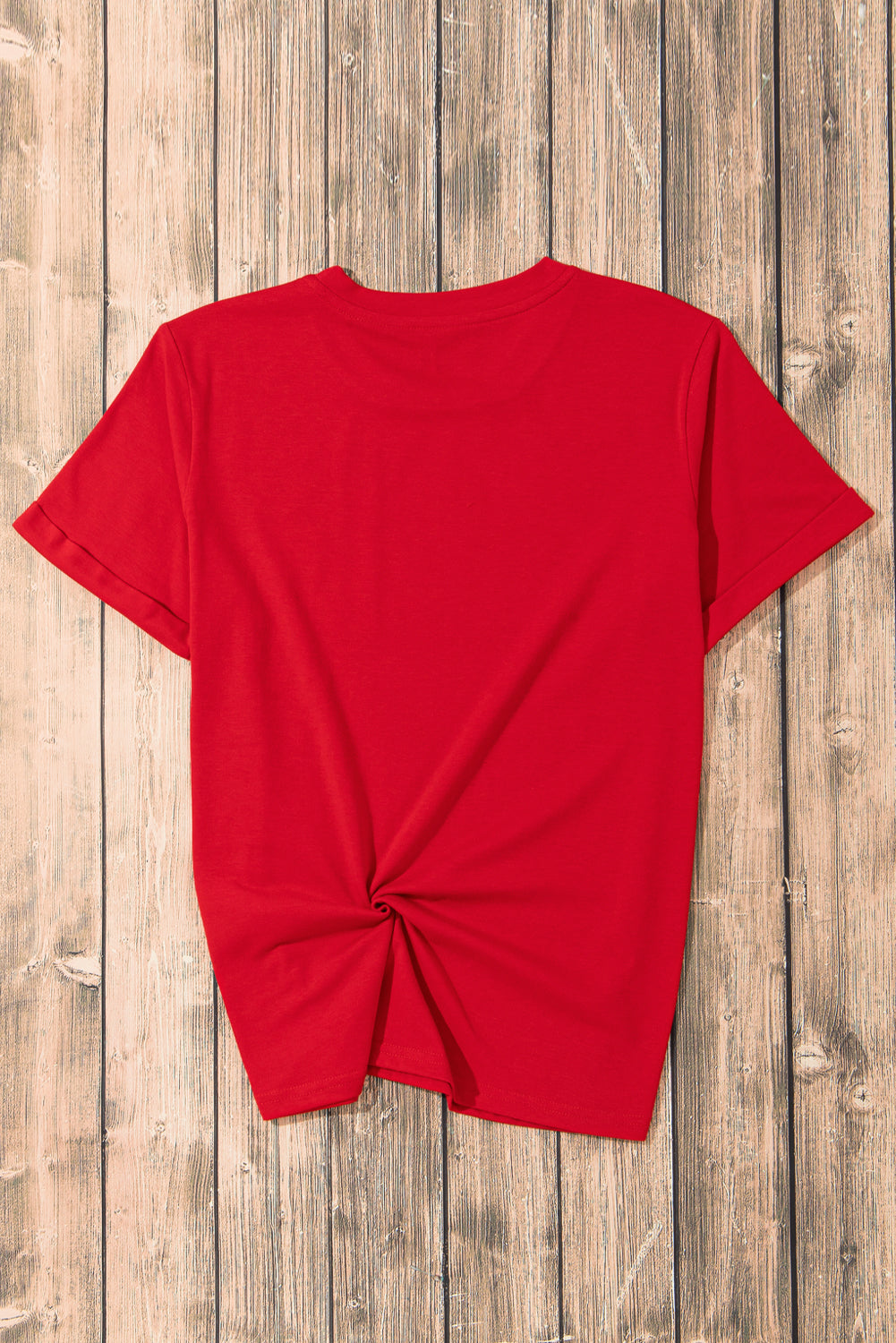 Wildflower MAMA Graphic Tee — Red (Cowprint • Leopard • Daisies)