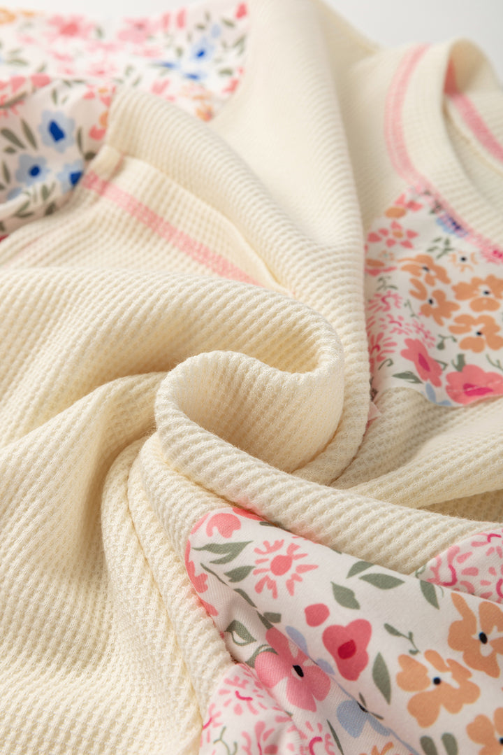 Meadow Flower Whimsy Waffle Tee