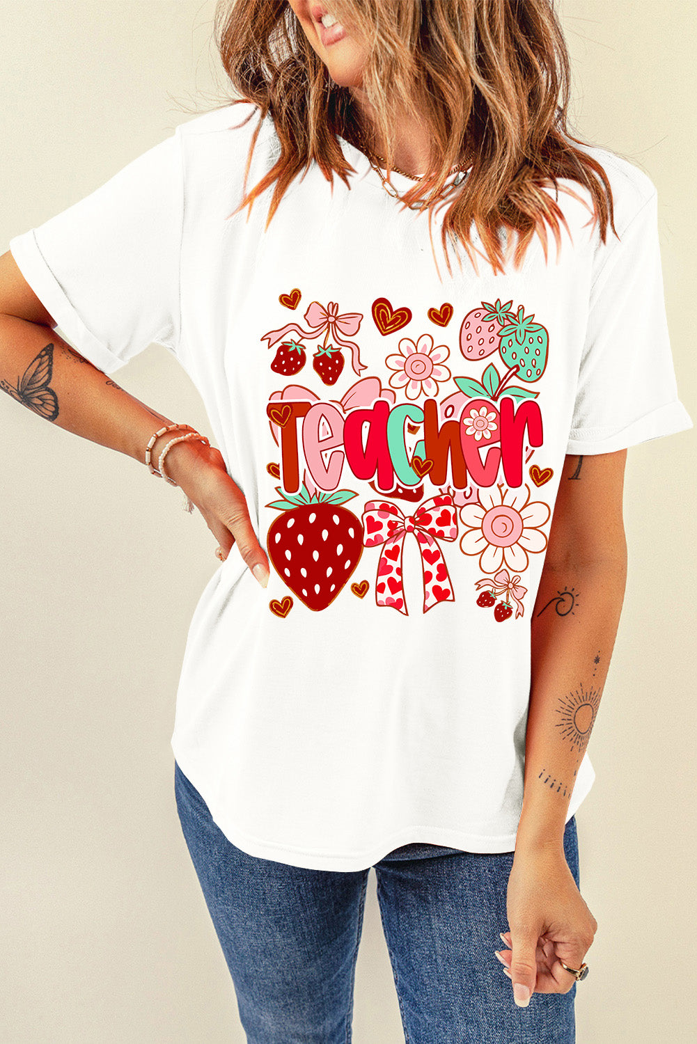 Berry Sweet Teacher Tee