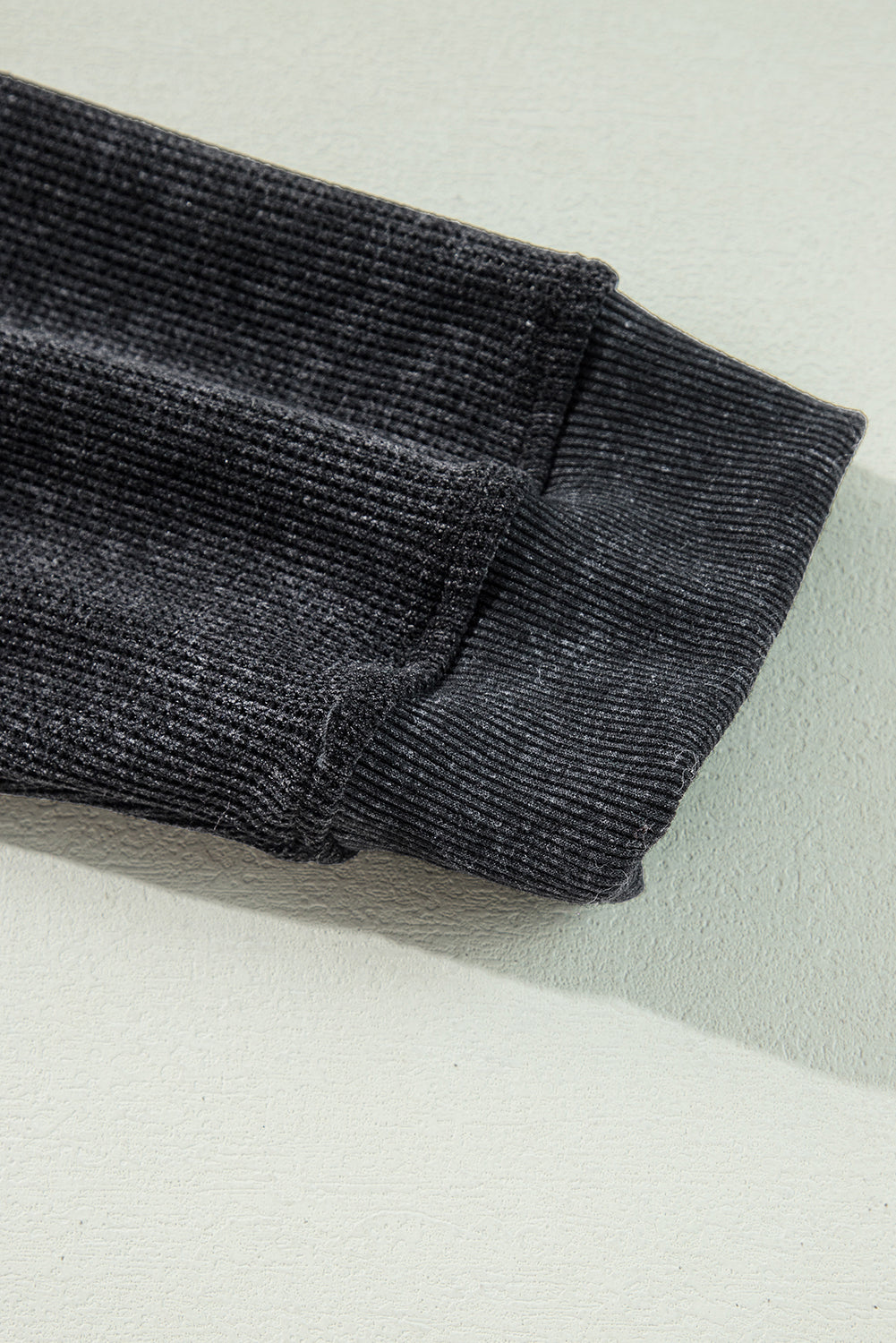 Merry & Bright Corded Sweatshirt – Charcoal