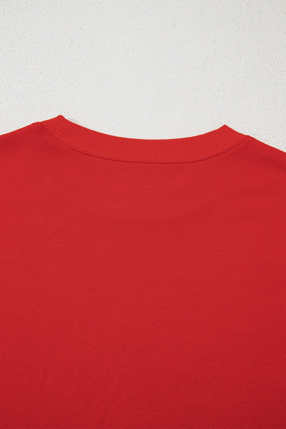 Luke & Estelle “Game On” Varsity Stripe Sweatshirt – Bold Red Essential