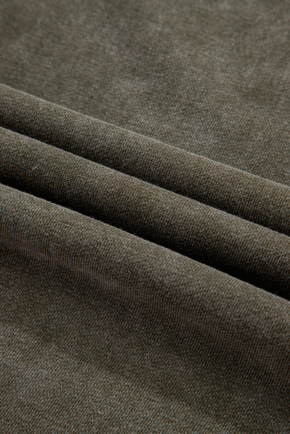 Prairie Lace Washed Sweatshirt – Soft Olive