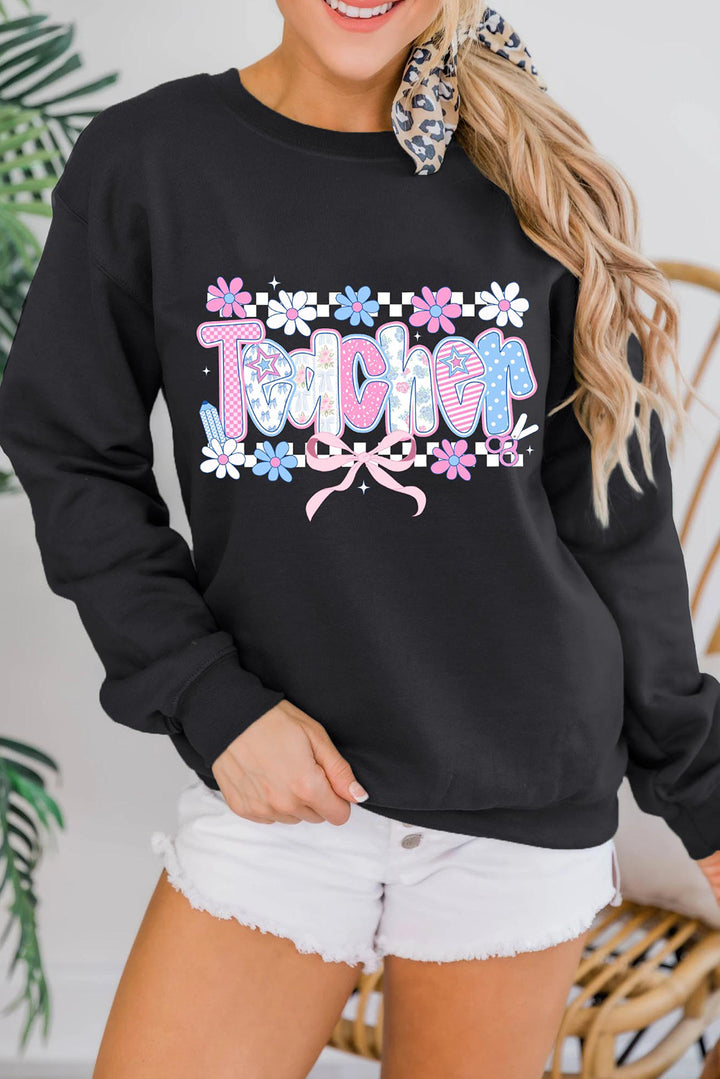 Chalkboard Charm Graphic Sweatshirt